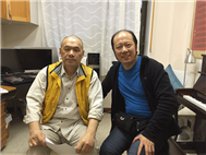 Karl with Hong Kong Pianist Cui Shi Guang